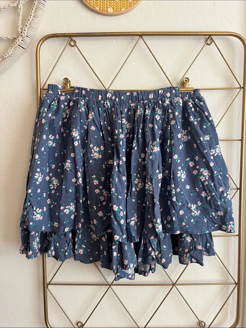 XL (14-16) | Old Navy Girls High Waisted Floral Skort